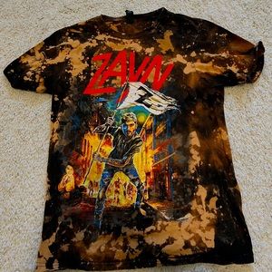 tie dye/bleached zayn malik merch - size small, fits bigger